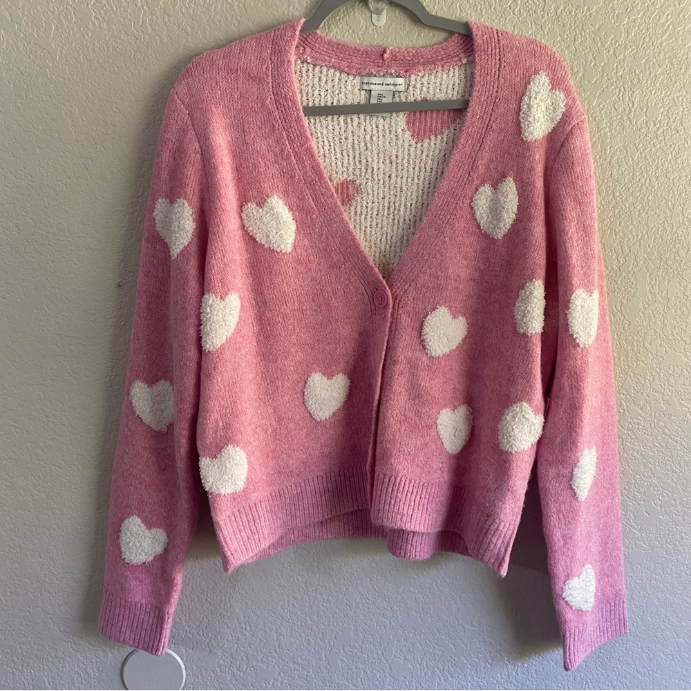 Cupcake and Cashmere Heart Cardigan